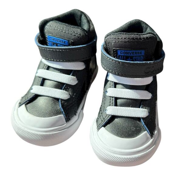 Converse Chuck Taylor All Star * Malden Street Boot Size 3 Black High Tops Shoes - Picture 1 of 10